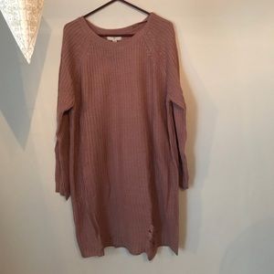 Pink sweater dress | Boohoo